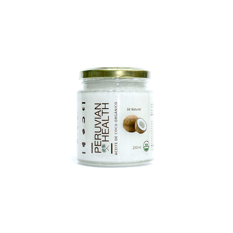 Aceite de coco orgánico, Peruvian Health 250ml