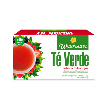 Te verde con sabor a frutos rojos, 20und, Wawasana