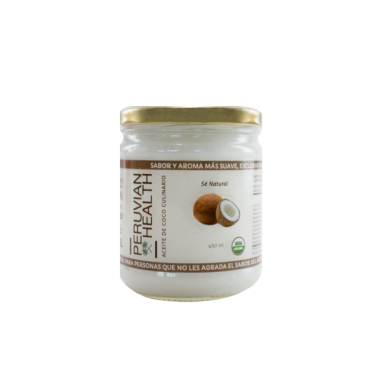 Aceite de coco culinario, Peruvian Health 450ml