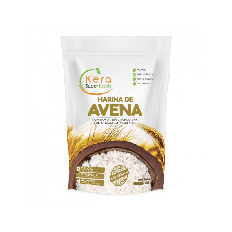 Harina de Avena, 1Kg Kera SuperFoods