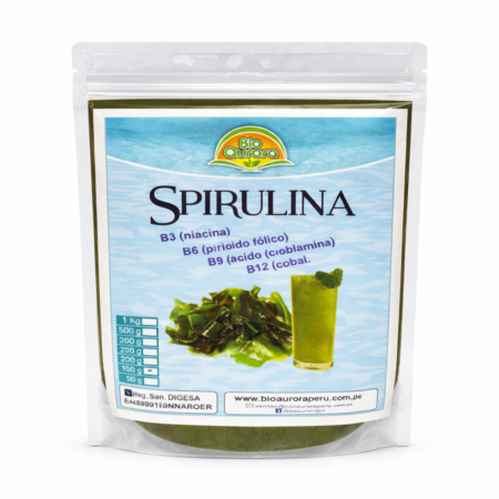 Spirulina en polvo, Bioaurora 100g