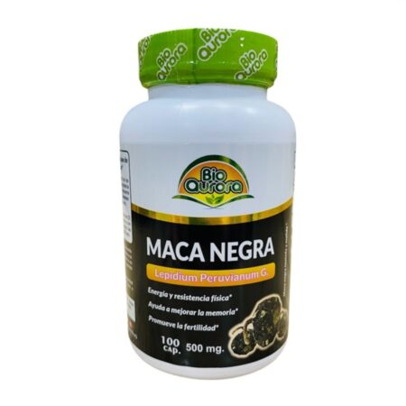 Capsulas de maca negra, Bioaurora 100Cap