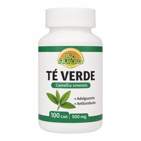 Cápsulas de Té verde, Bioaurora 100cap