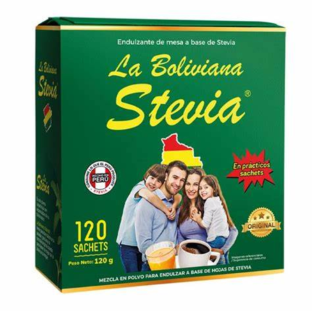 Stevia La Boliviana 120 sachets, Nutracorp