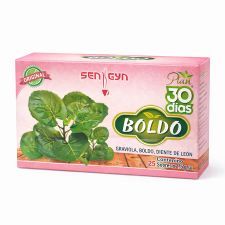 Te de boldo, graviola y diente de león