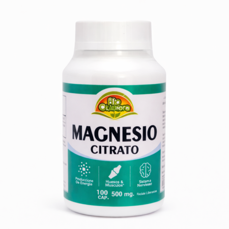Citrato de magnesio en capsulas bioaurora 100 cap