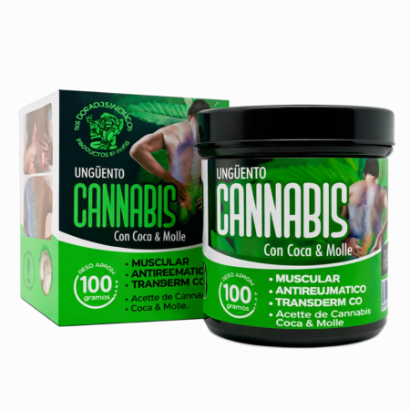 Frotacion de cannabis, coca y molle.