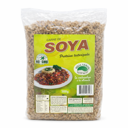 Carne de soya Molida 1k oscura, Hoja verde