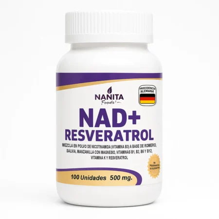 NAD con resveratrol Nanita Foods, 100 cap