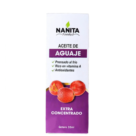 Aceite de Aguaje 30 mL Nanita Foods