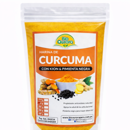 Curcuma Kion y Pimienta 500gr Bioaurora