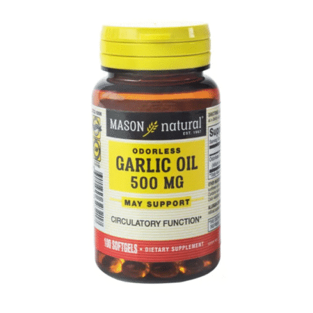 Garlic Oil - Aceite de Ajo 500mg Mason