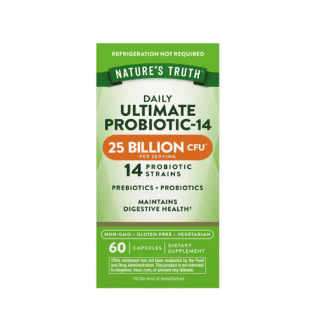 Probiótico Nature’s Truth Probiotics 25 Billion 60cap