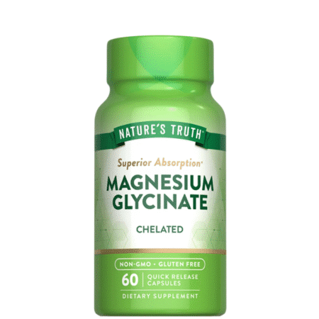 Glicinato de Magnesio 200mg 60cap Natures Truth