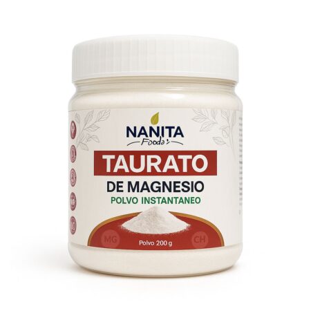 Taurato de magnesio 200g Nanita foods