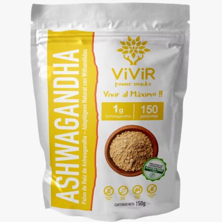 Ashwagandha en Polvo 150g, Vivir Power Snacks