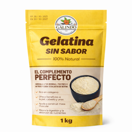 Gelatina sin sabor 1k Galindo