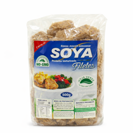 Carne de soya en Filete blanca 1k, Hoja verde