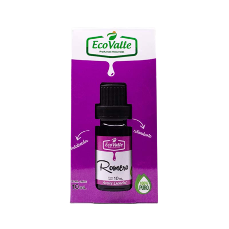 Aceite esencial de romero 100% puro Ecovalle