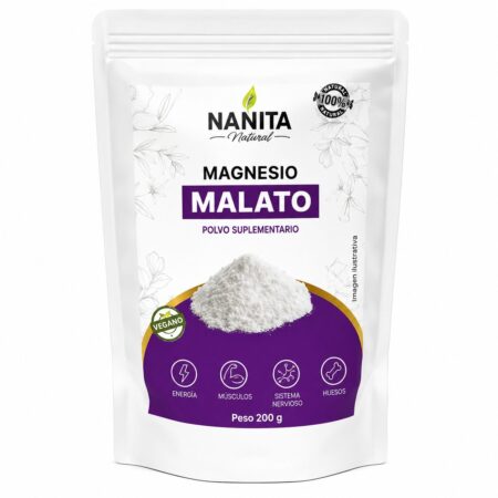 Malato de magnesio 200g Nanita Foods