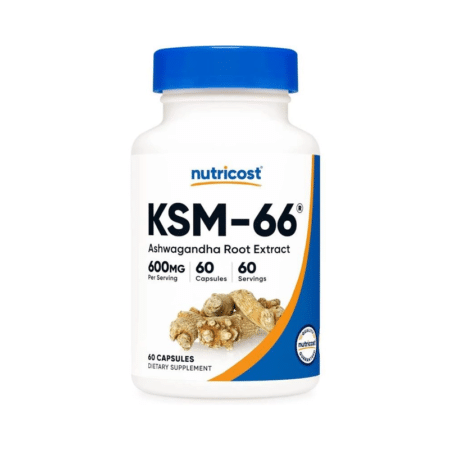 Ksm 66 Extracto De Raíz De Ashwagandha Nutricost 60cap