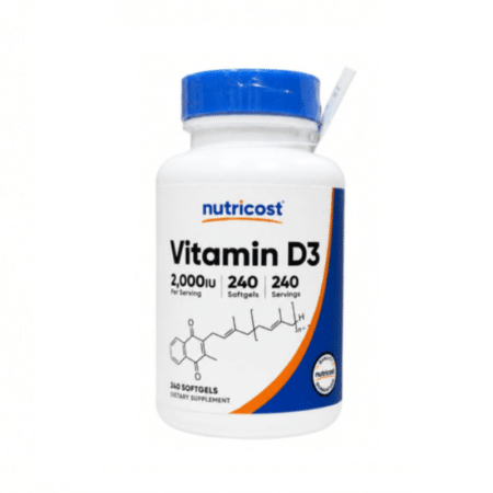 Vitamina D3 2000ui 240cap Nutricost